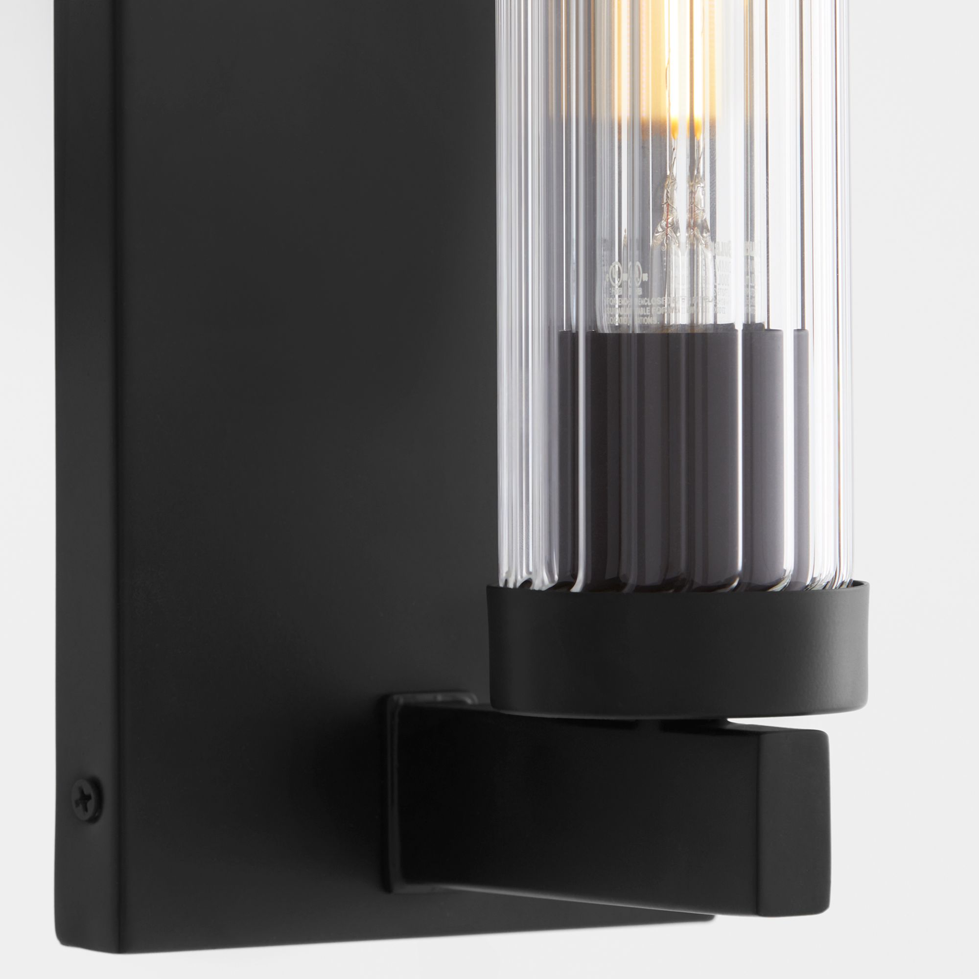 Image 3 Quorum International Kilbey 1LT Matte Black Vanity Light more views