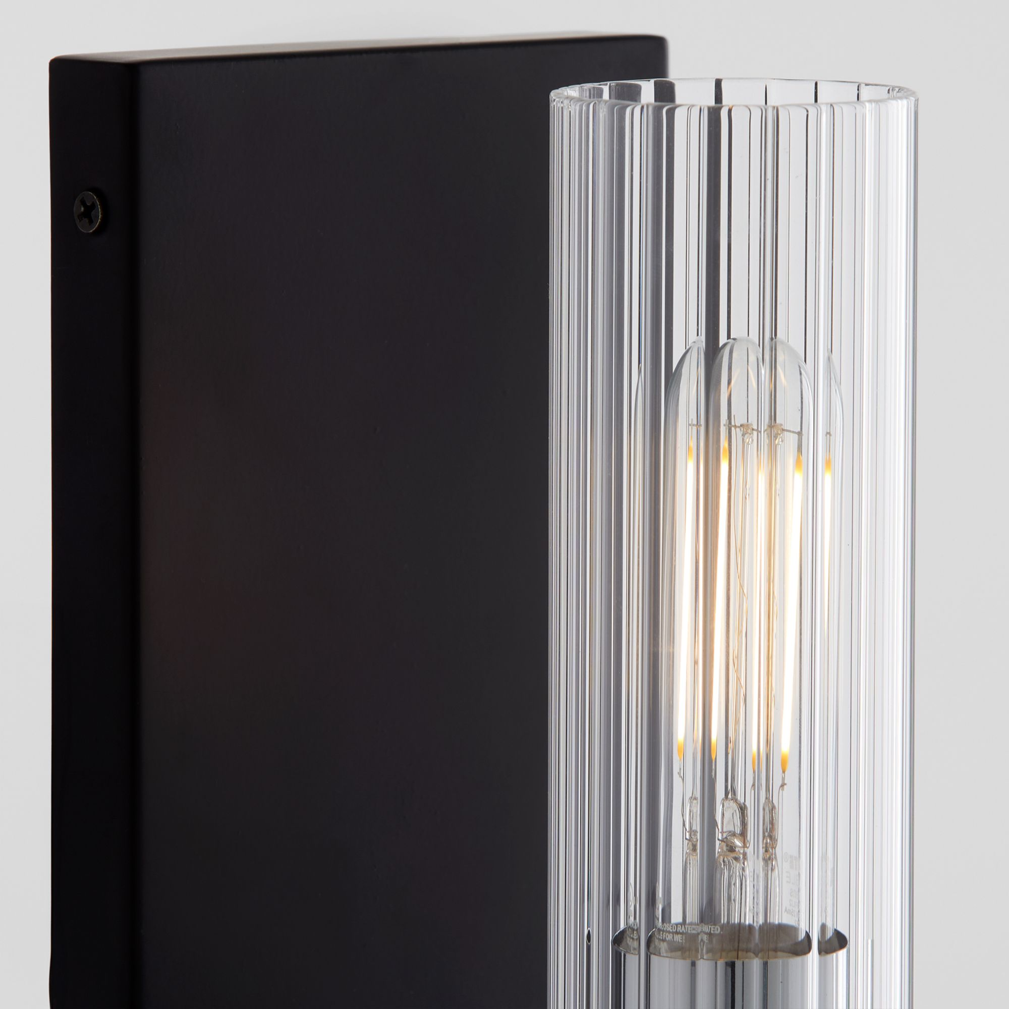 Image 4 Quorum International Kilbey 1LT Matte Black w Chrome Vanity Light more views