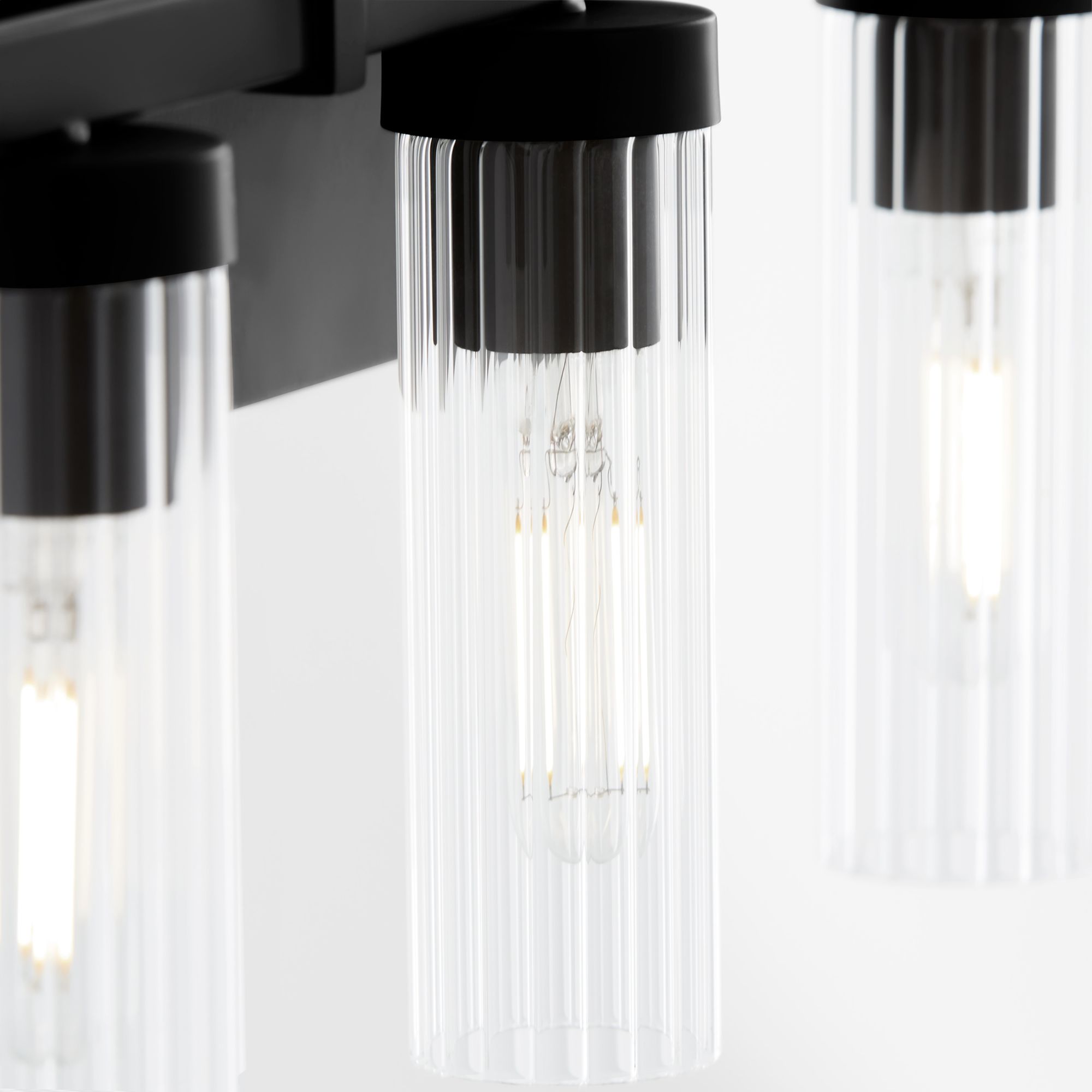 Image 3 Quorum International Kilbey 3LT Matte Black Vanity Light more views