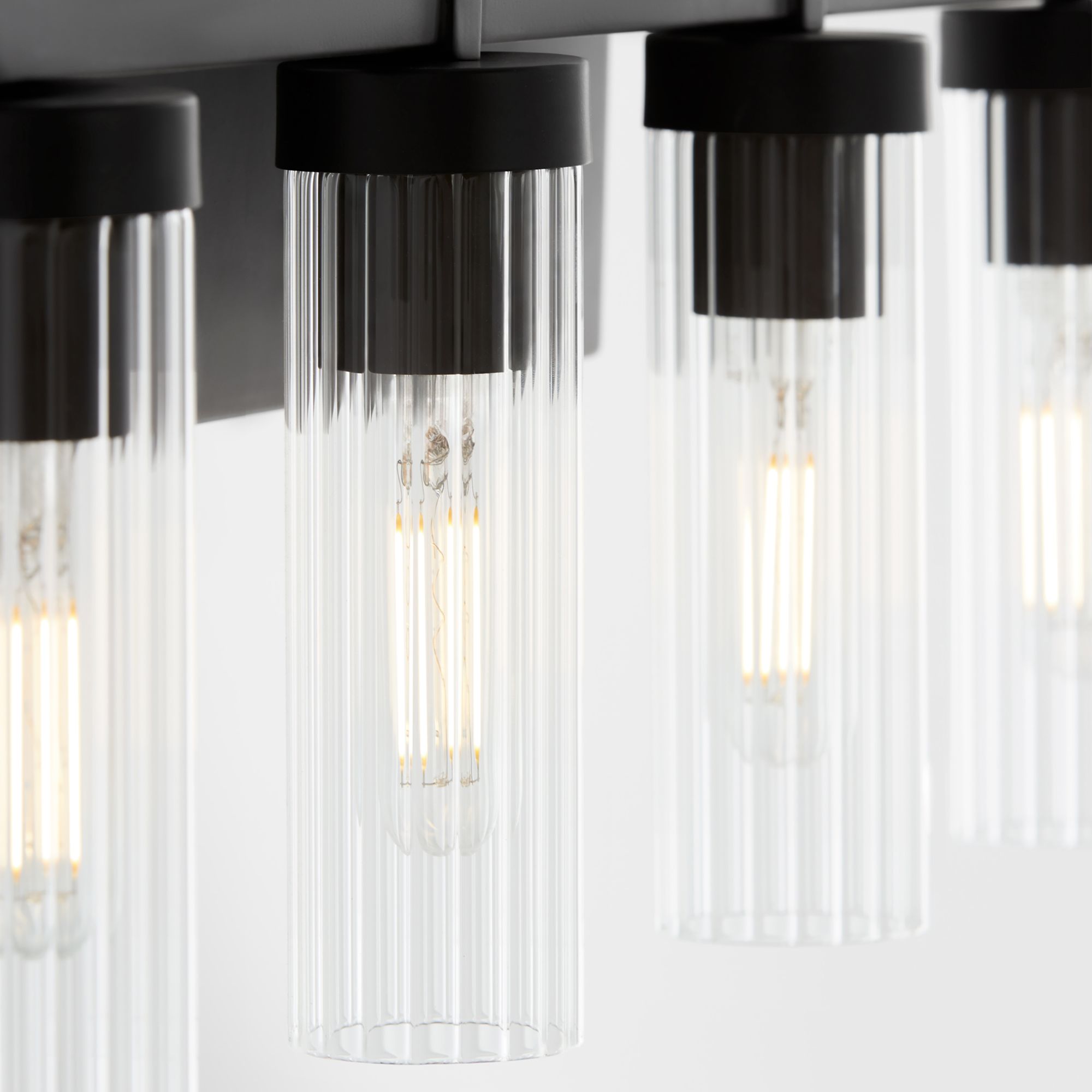 Image 4 Quorum International Kilbey 4LT Matte Black Vanity Light more views