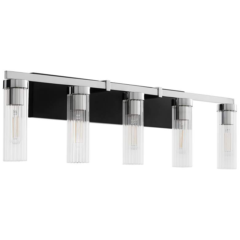Image 1 Quorum International Kilbey 5LT Matte Black Vanity Light