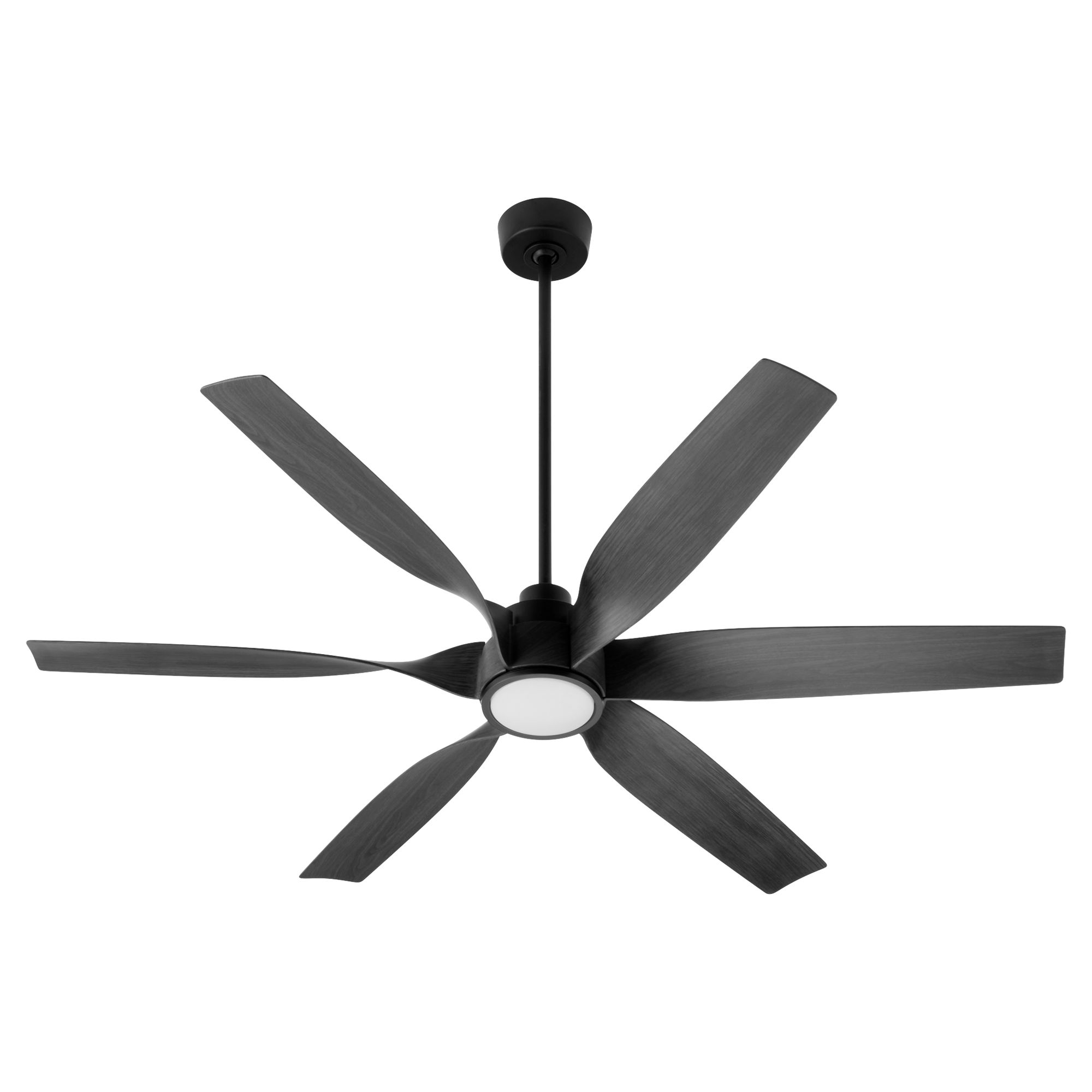 Image 2 Quorum International Kimbo 60" Matte Black 6Bld Fan more views
