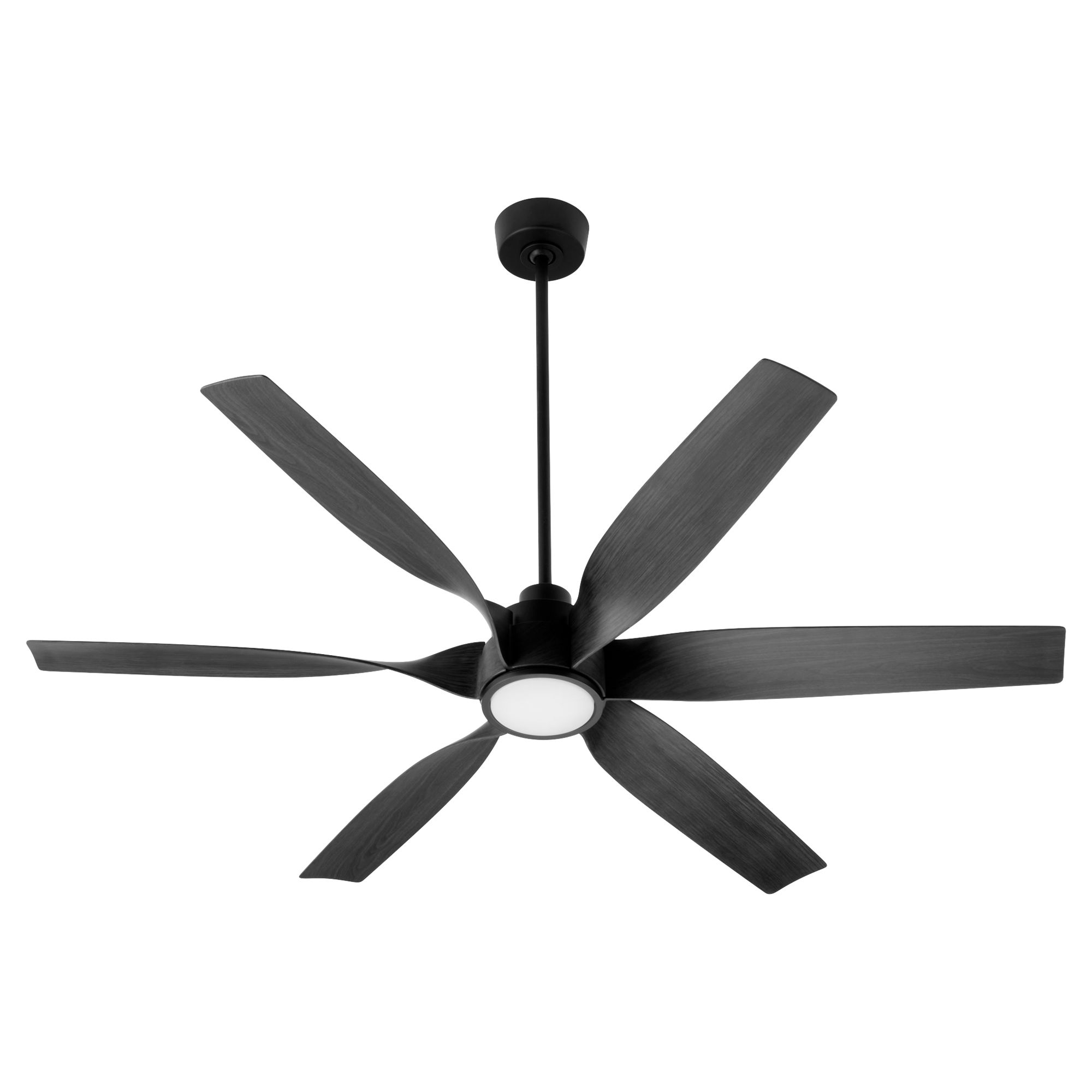 Image 3 Quorum International Kimbo 60" Matte Black 6Bld Fan more views