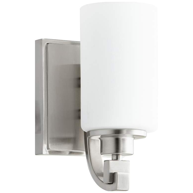Image 1 Quorum International Lancaster 1LT Satin Nickel Wall Mount