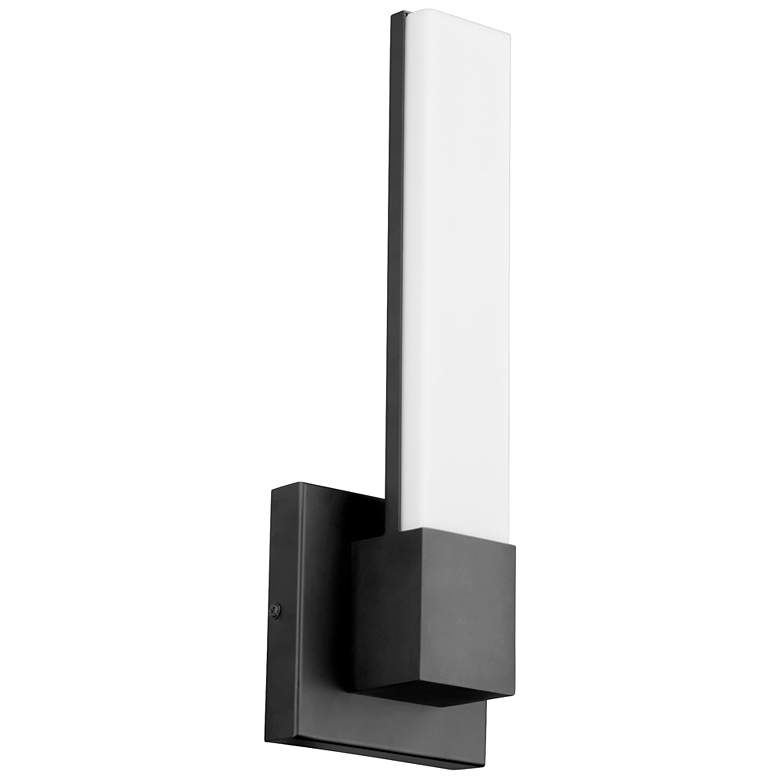 Image 1 Quorum International LED 9w Matte Black Wall Sconce
