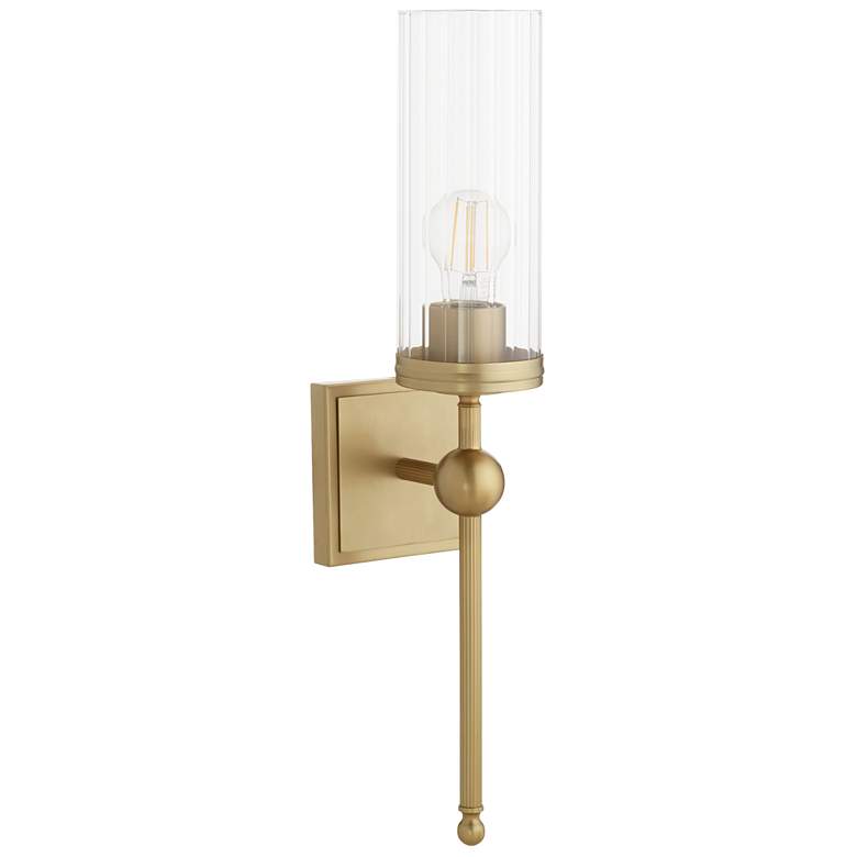 Image 1 Quorum International Lee Blvd 1LT AGB Wall Mount