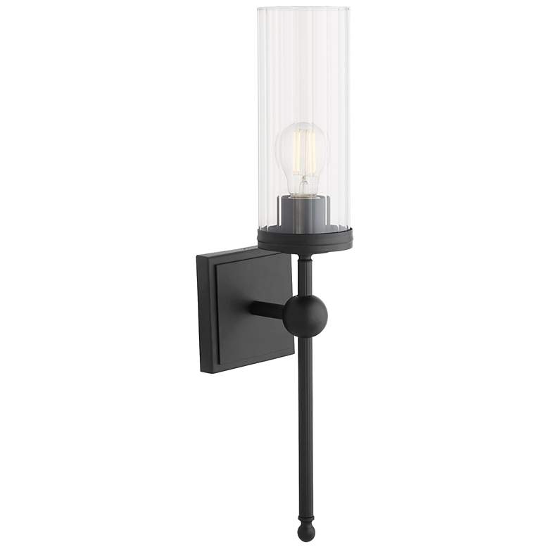 Image 2 Quorum International Lee Blvd 1LT Matte Black Wall Mount more views