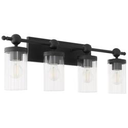 Quorum International Lee Blvd 4LT Matte Black 4anity Light