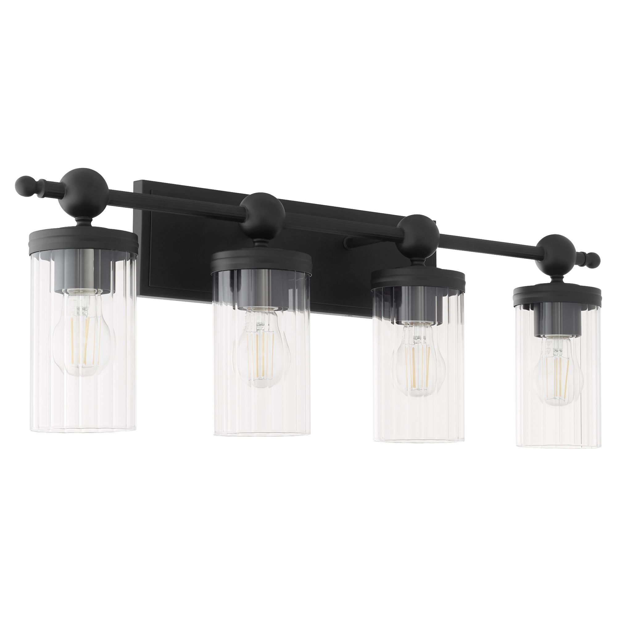 Image 2 Quorum International Lee Blvd 4LT Matte Black 4anity Light more views