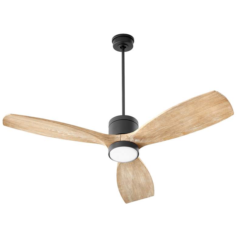Image 1 Quorum International Lurus 64" 3 Blade Matte Black Ceiling Fan