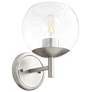 Quorum International Lyon 1LT Satin Nickel Wall Mount