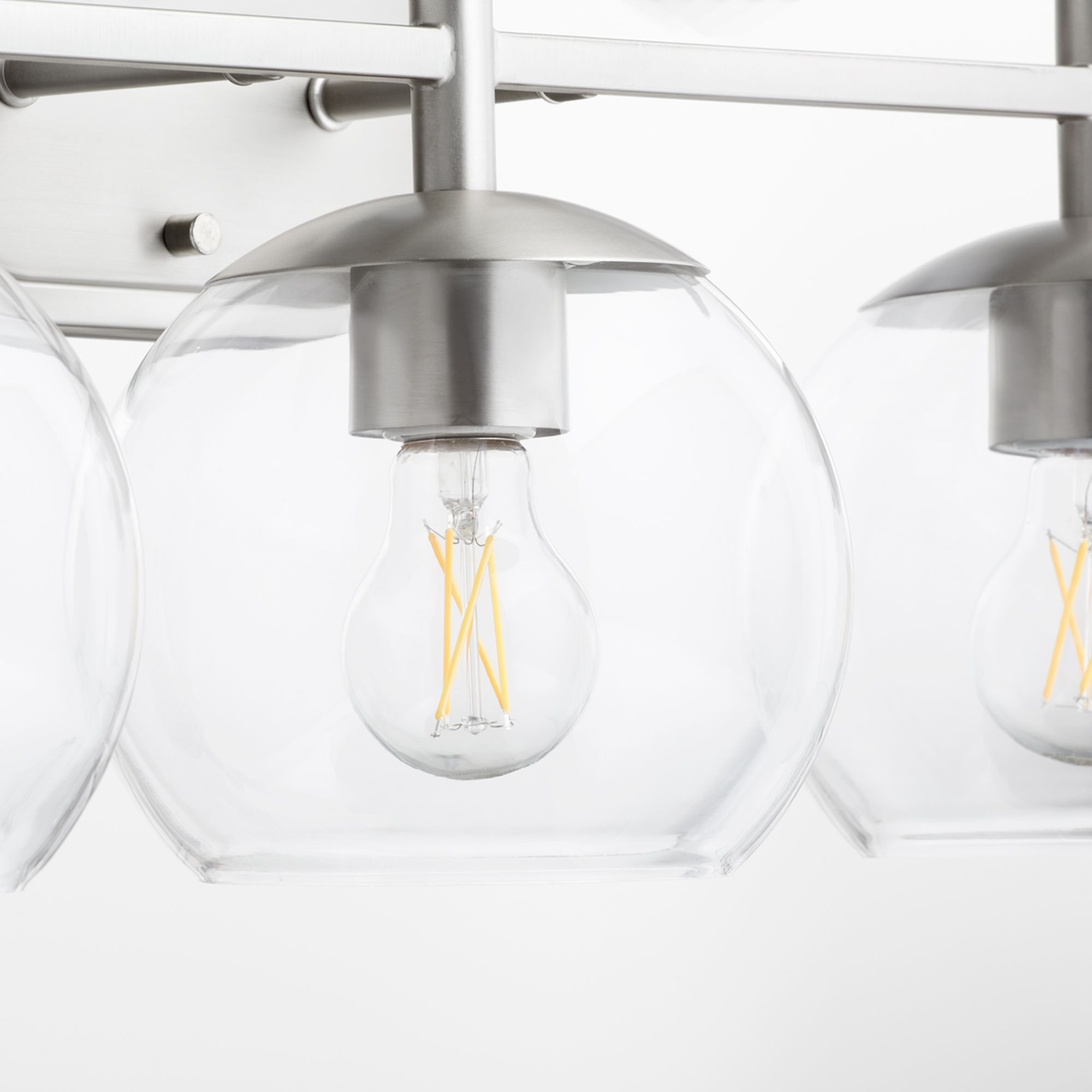 Image 3 Quorum International Lyon 3LT Satin Nickel Vanity Light more views