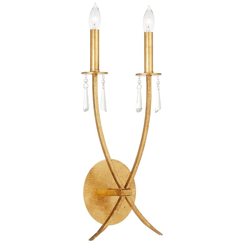 Image 1 Quorum International Majesty 2LTGold Leaf Wall Mount