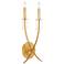 Quorum International Majesty 2LTGold Leaf Wall Mount