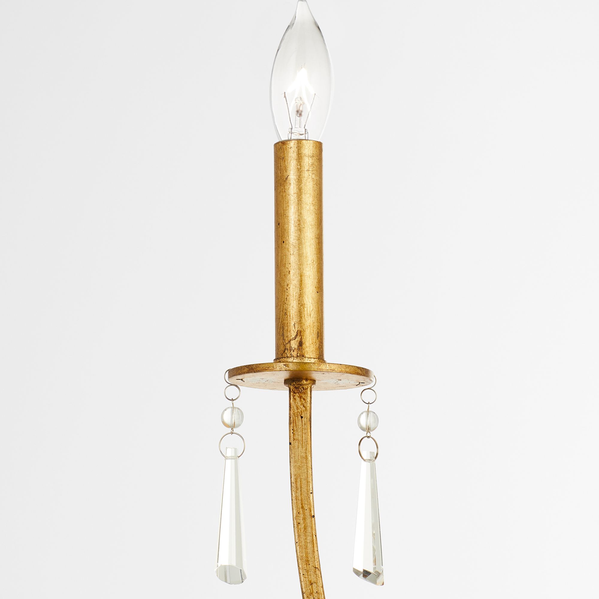 Image 3 Quorum International Majesty 2LTGold Leaf Wall Mount more views