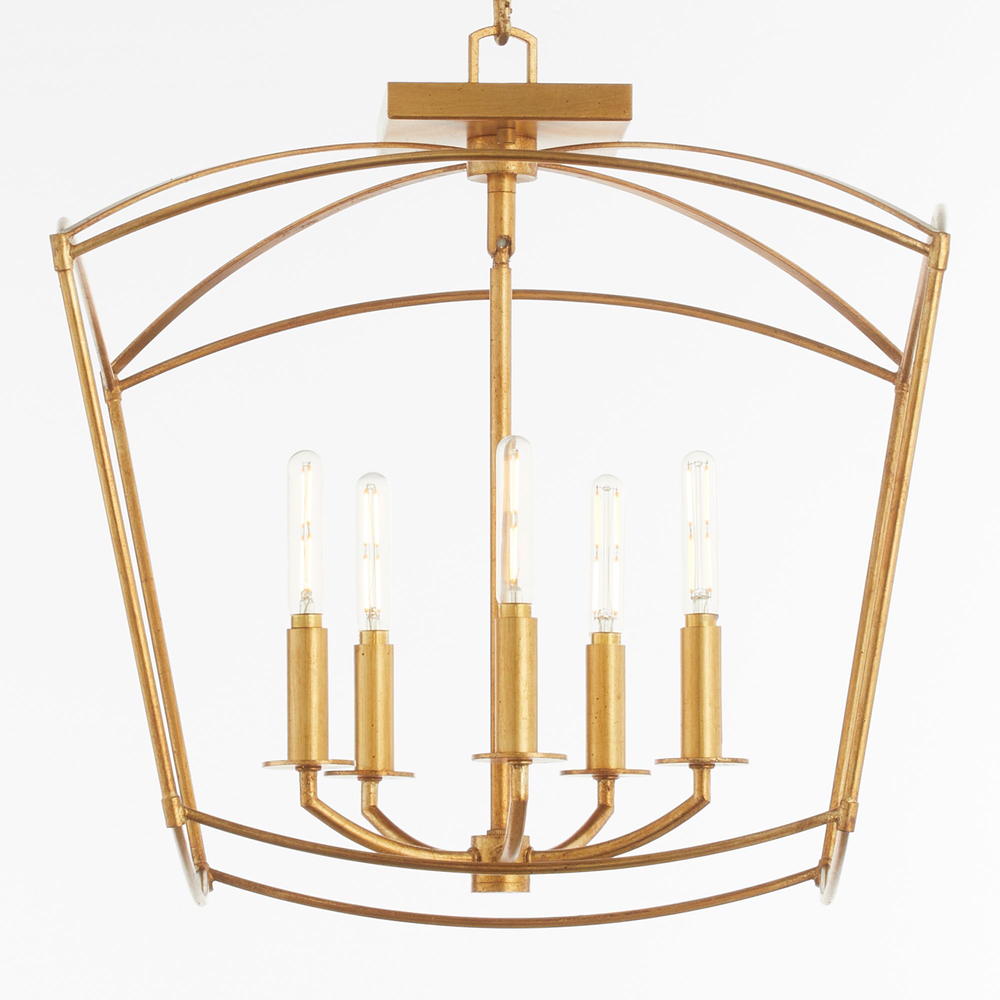 Image 3 Quorum International Mantle 5LT Gold Leaf Dual Mount more views