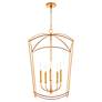 2_Quorum International Mantle 5LT Matte Black Entry Pendant more views