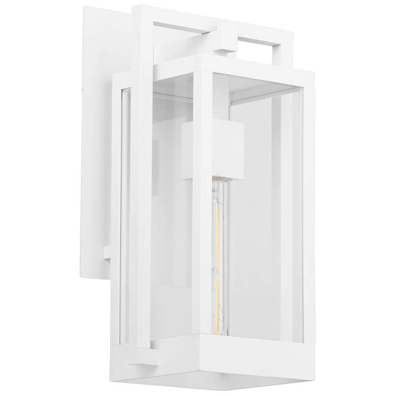 Image 1 Quorum International Marco 15" White Wall Lantern