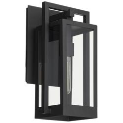 Quorum International Marco 18" Textured Black Wall Lantern