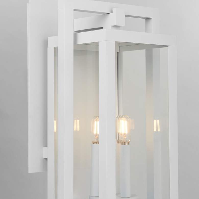 Image 3 Quorum International Marco 22" 3 LT White Wall Lantern more views