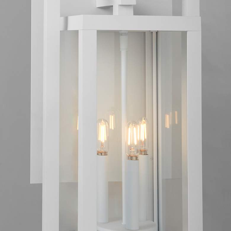 Image 4 Quorum International Marco 22" 3 LT White Wall Lantern more views