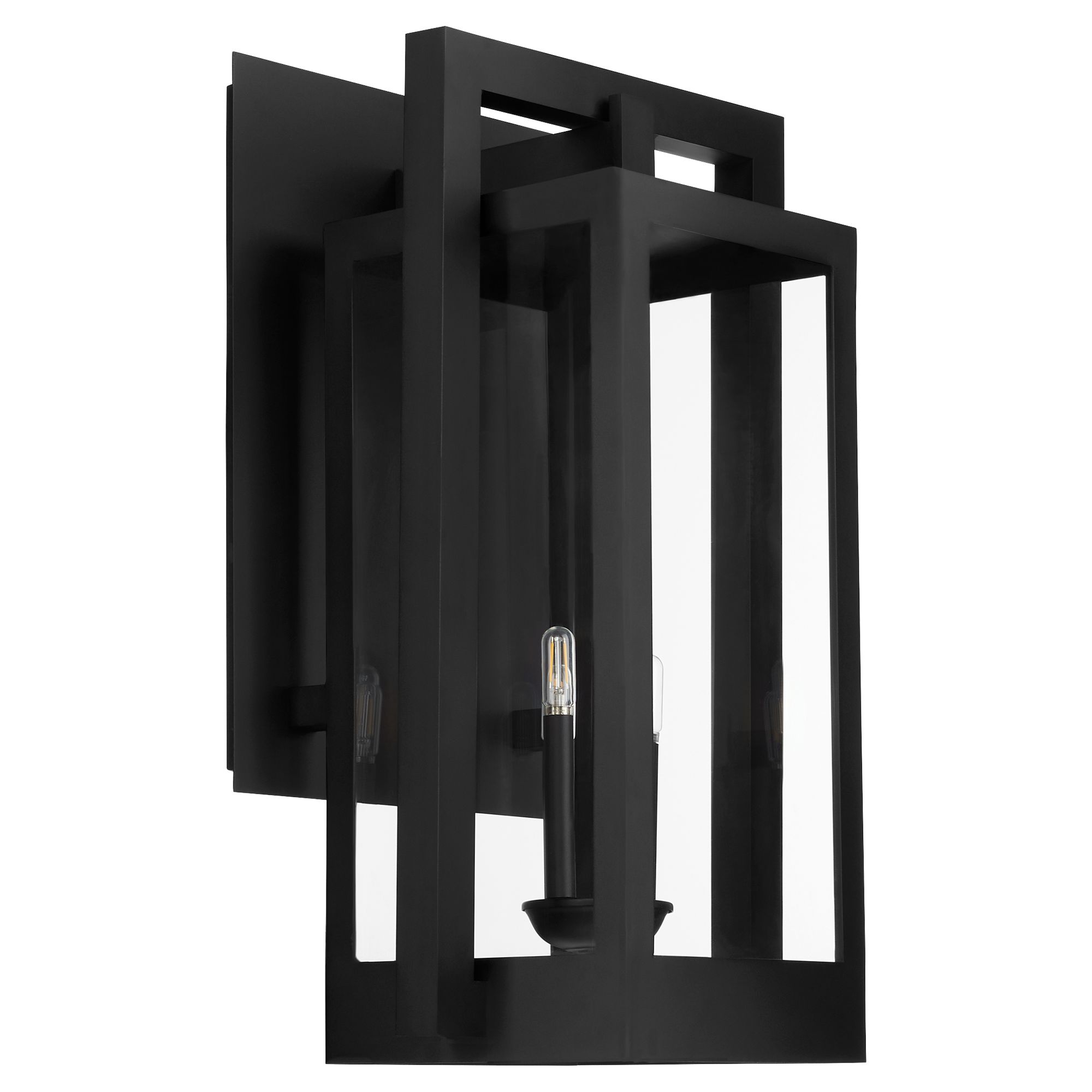 Image 3 Quorum International Marco 30" Black Outdoor Lantern more views