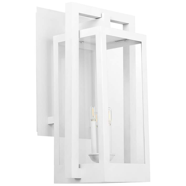 Image 1 Quorum International Marco 30" White Outdoor Lantern