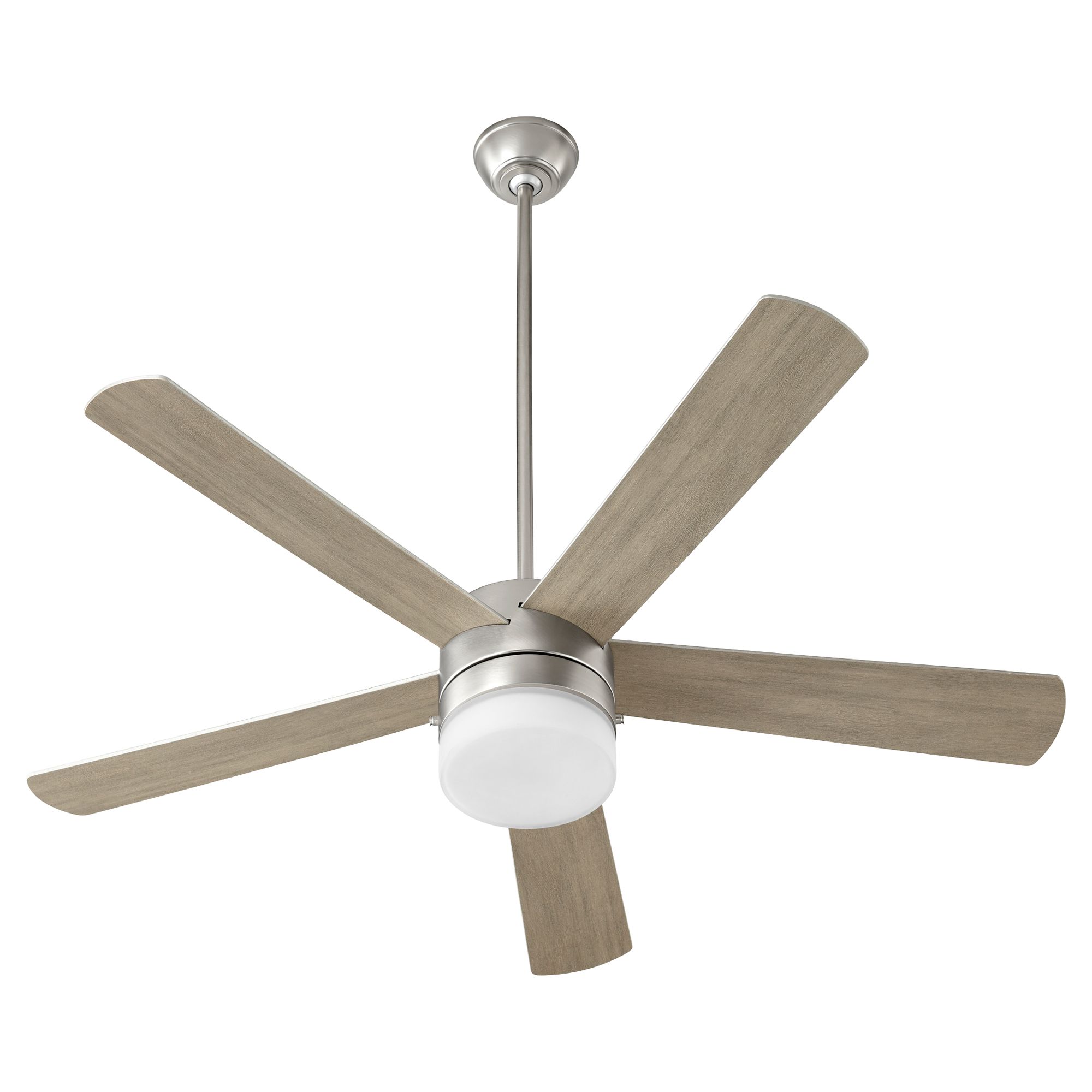 Thumbnail3 of Quorum International Maxwell 52" Satin Nickel LED Ceiling Fan more views