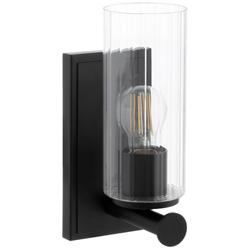Quorum International Mercier 1LT Matte Black Wall Moun