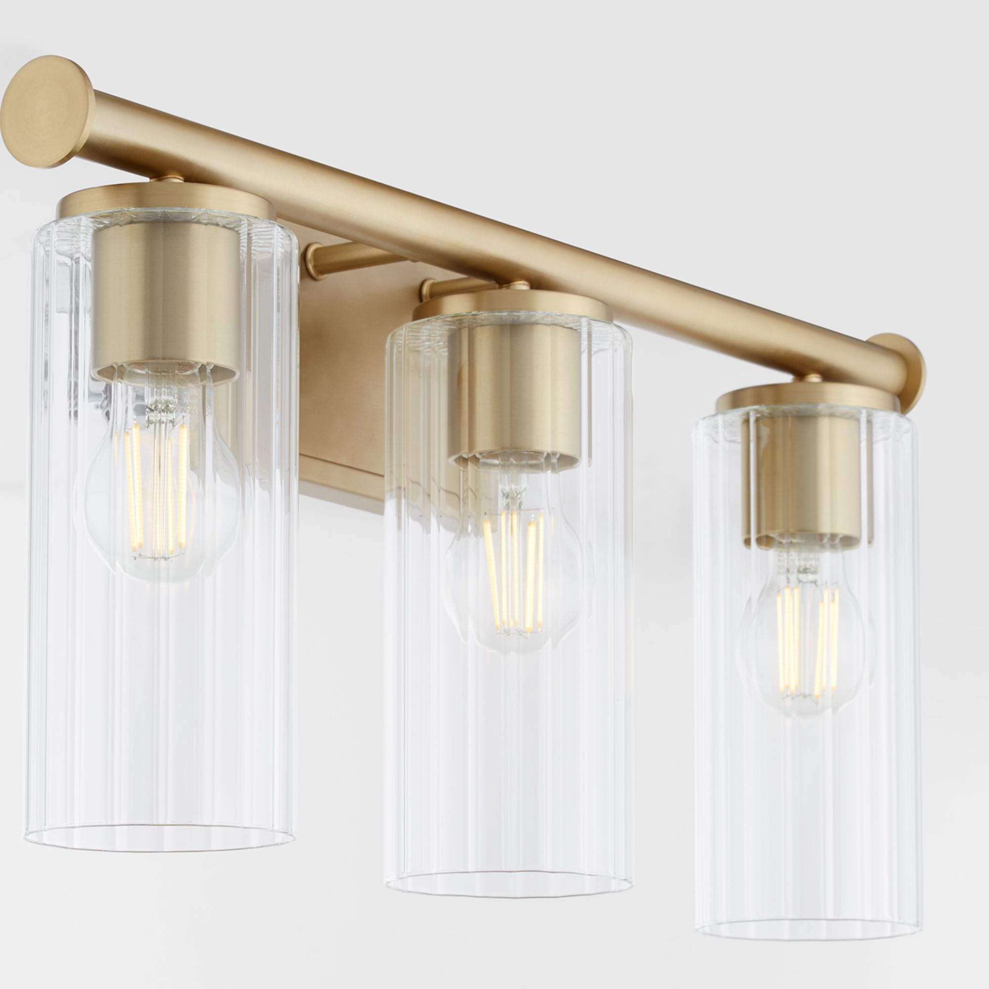 Image 3 Quorum International Mercier 4 Light Aged Brass Vanity Light more views
