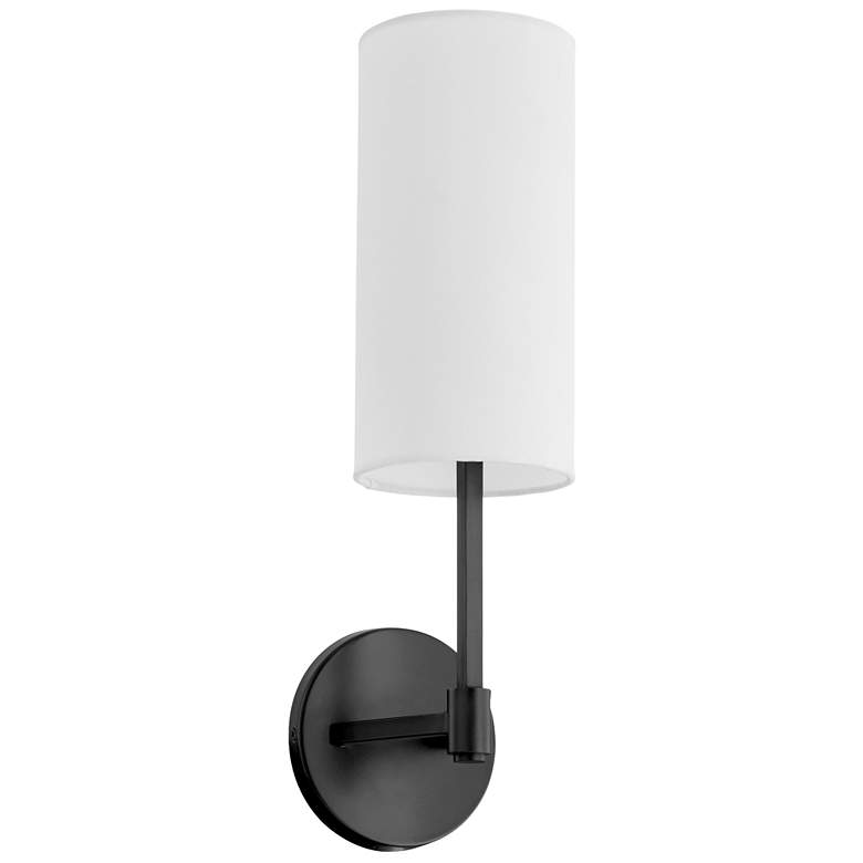 Image 1 Quorum International Merrick 1LT Matte Black Wall Mount