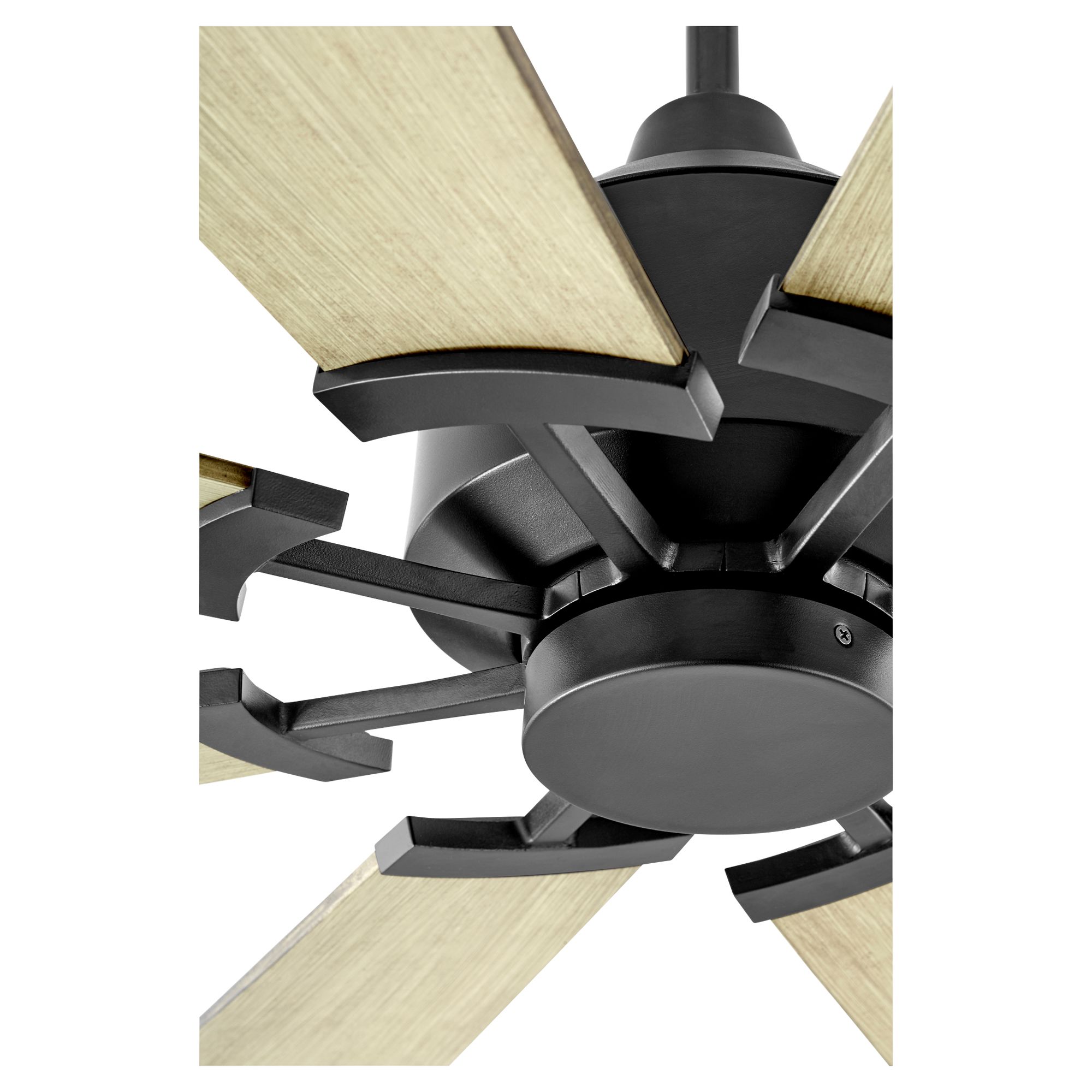 Image 2 Quorum International Mod 60" Matte Black Damp Fan more views