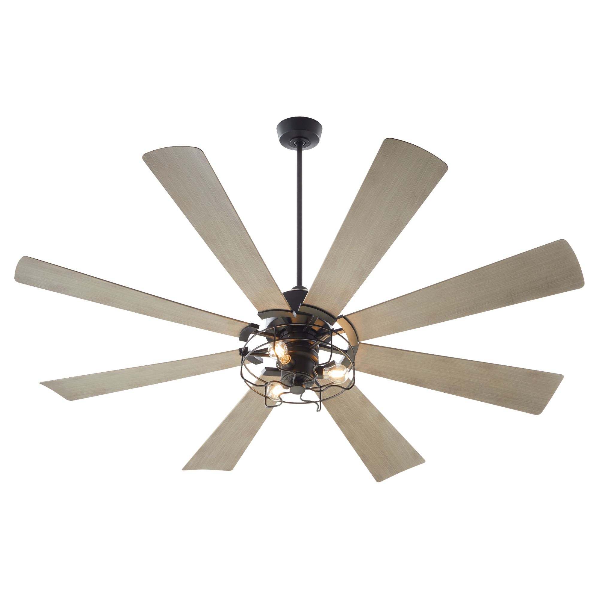 Image 2 Quorum International Mod 72" Matte Black Damp Fan more views