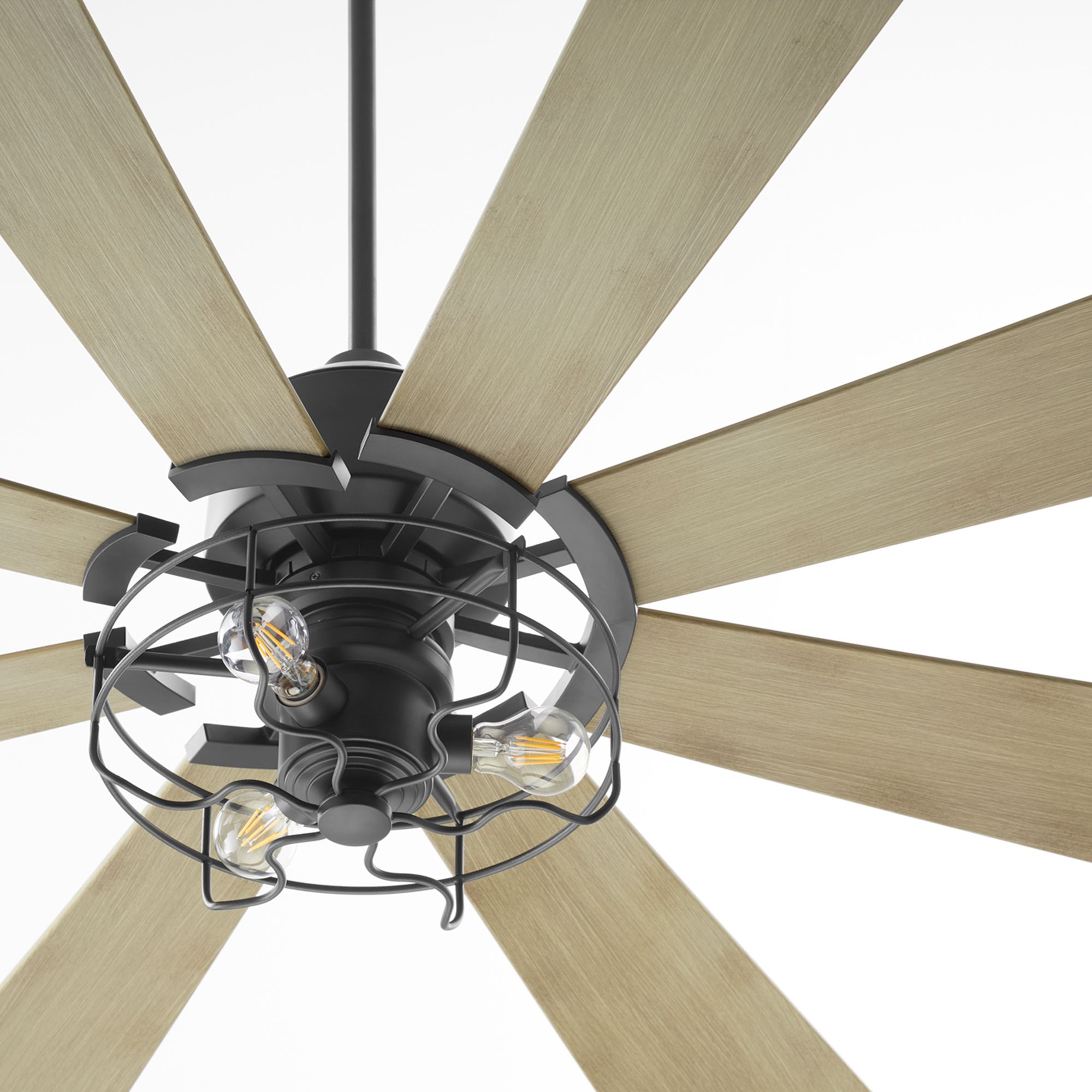 Image 3 Quorum International Mod 72" Matte Black Damp Fan more views