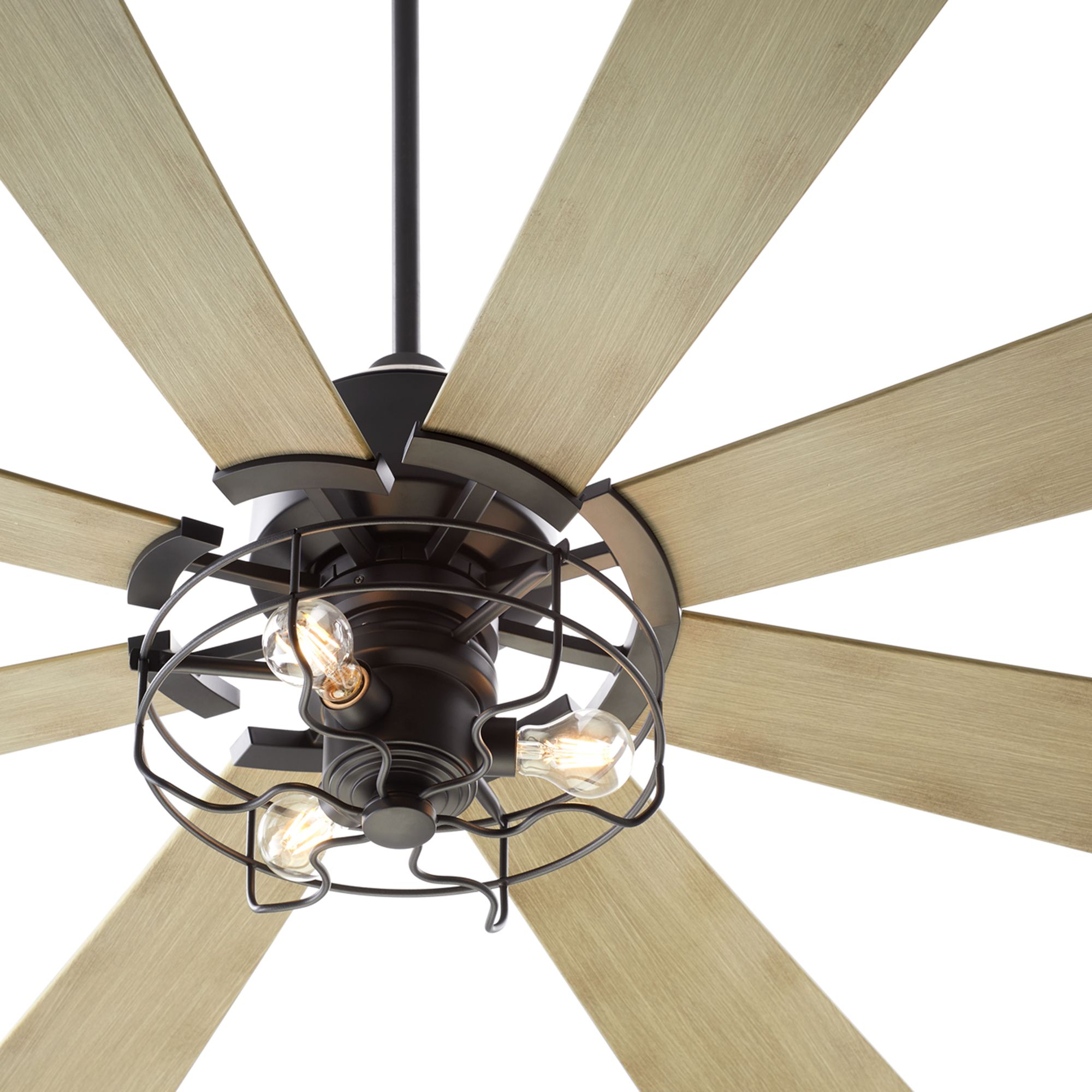 Image 4 Quorum International Mod 72" Matte Black Damp Fan more views