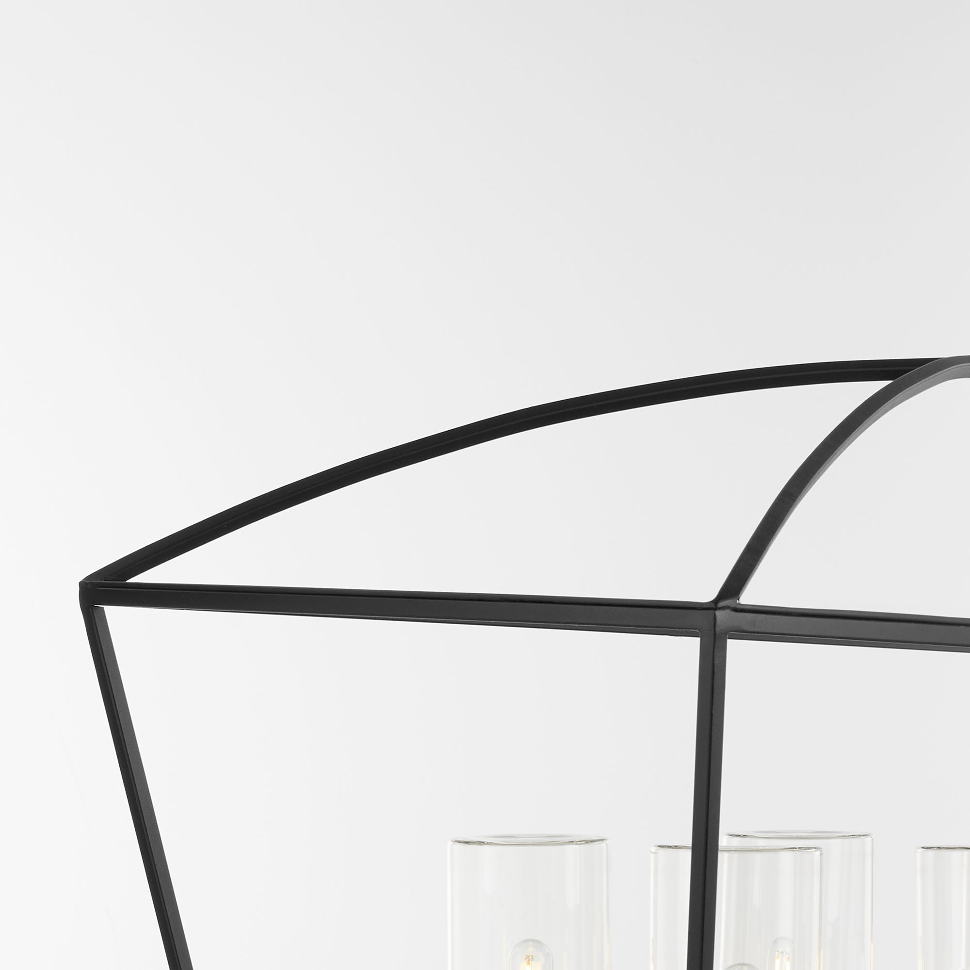 Image 4 Quorum International Odeon 10LT Matte Black Chandelier more views