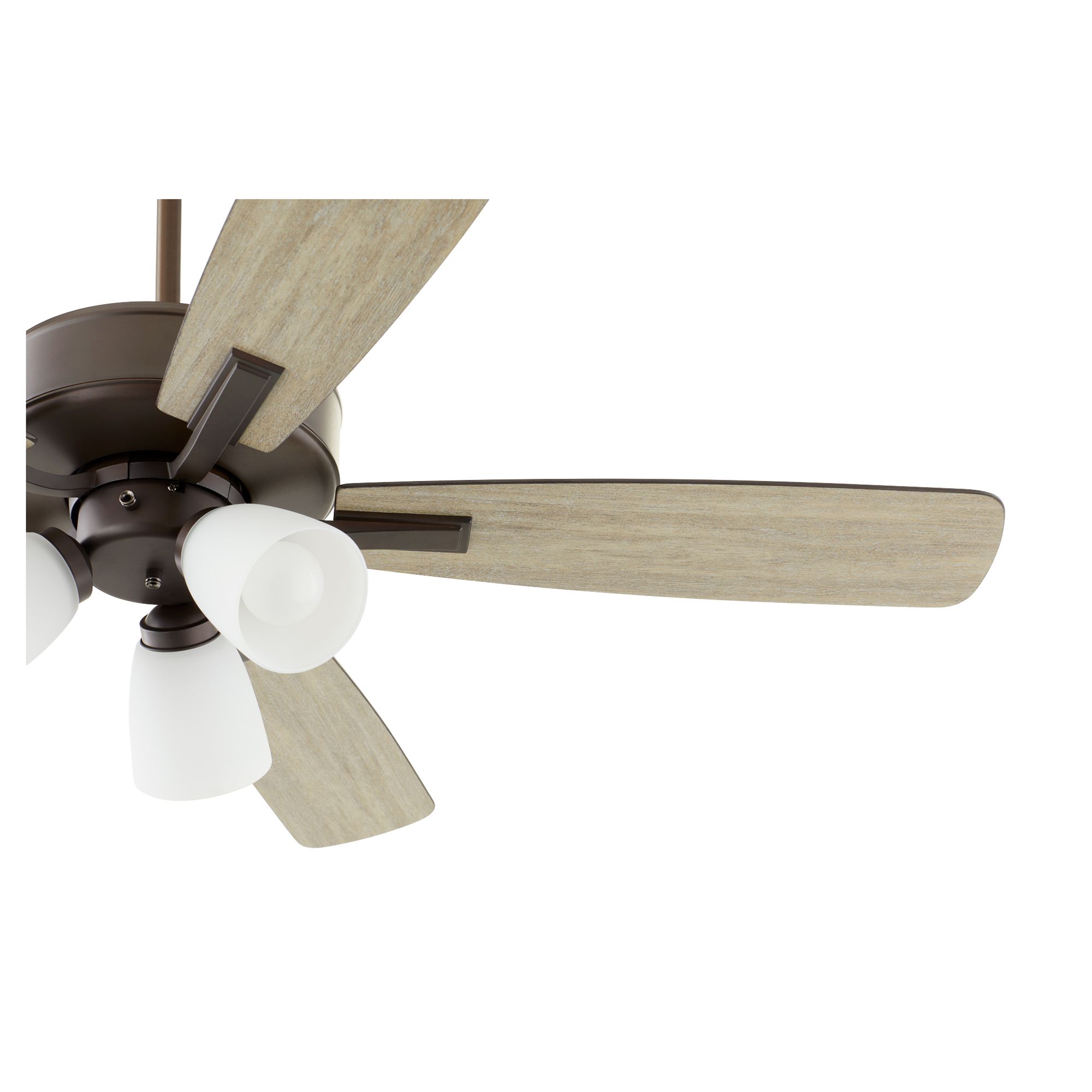 Image 3 Quorum International Ovation 3 Light Oiled Bronze Ceiling Fan more views