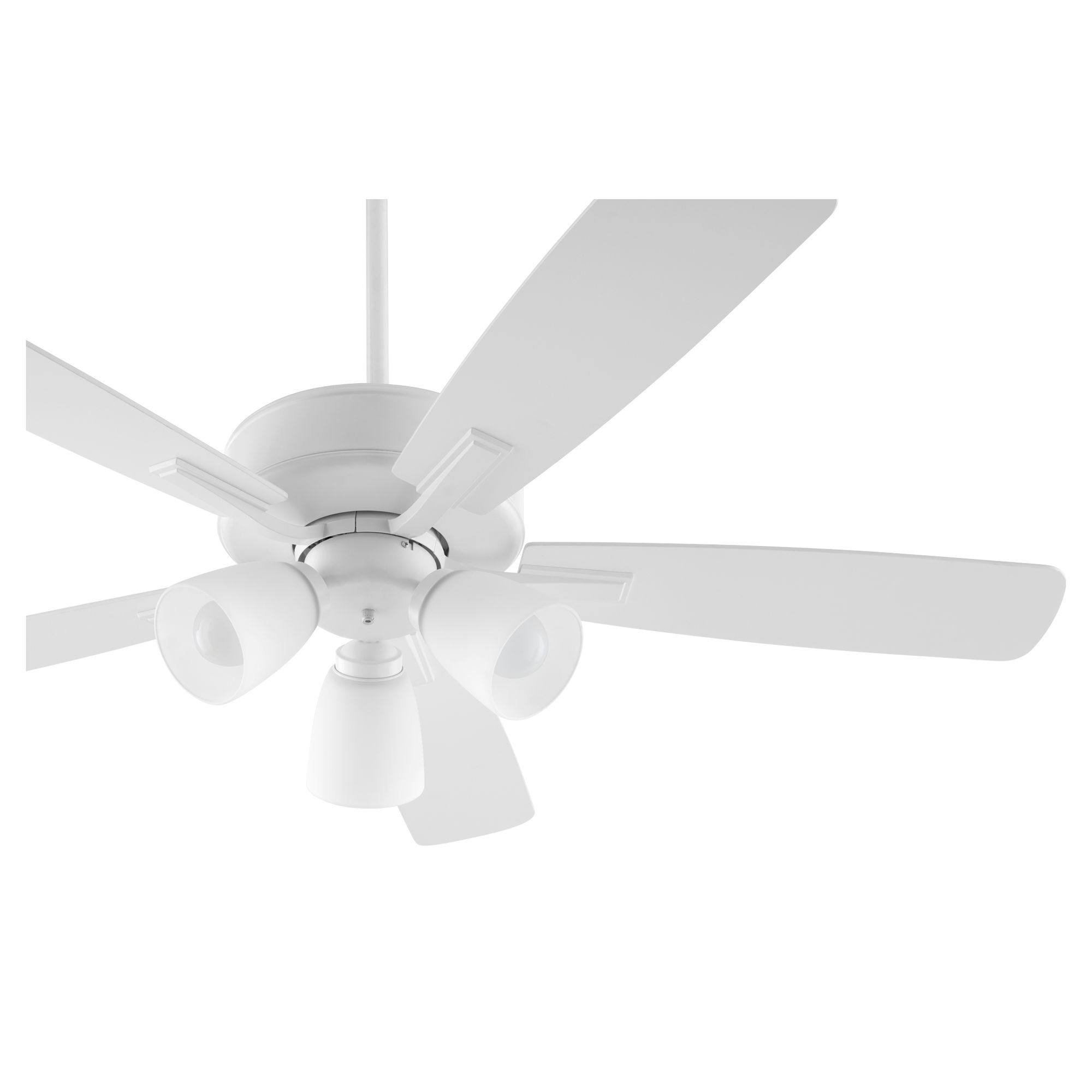 Image 2 Quorum International Ovation 3 Light Studio White Ceiling Fan more views