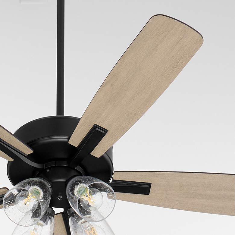 Image 5 Quorum International Ovation 4 Light Matte Black Ceiling Fan more views