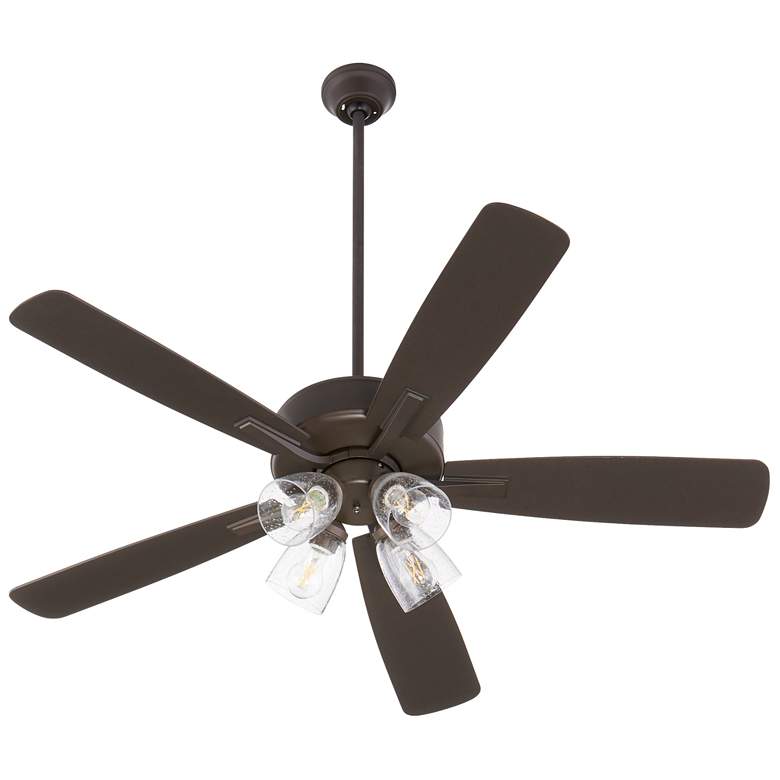 Image 1 Quorum International Ovation 4 Light Oiled Bronze Ceiling Fan