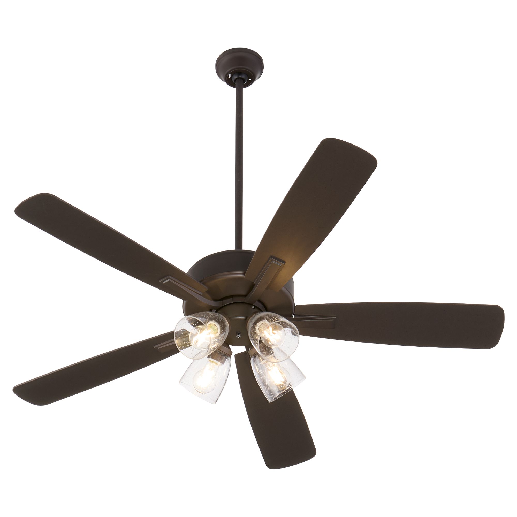 Image 2 Quorum International Ovation 4 Light Oiled Bronze Ceiling Fan more views