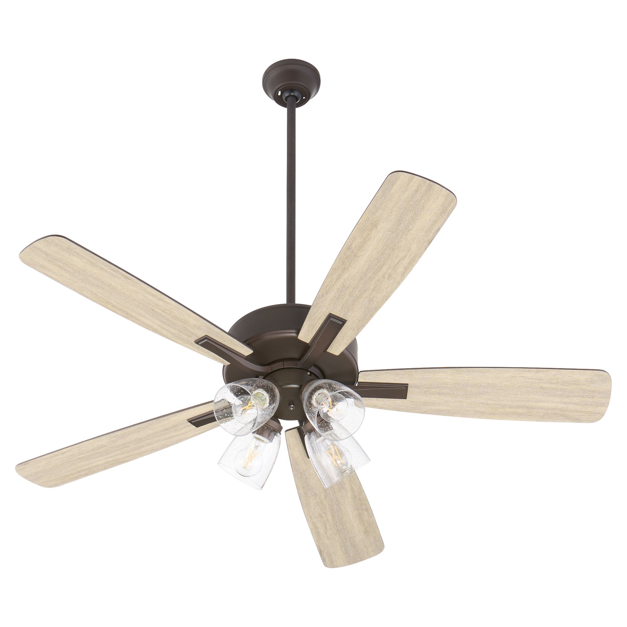 Image 4 Quorum International Ovation 4 Light Oiled Bronze Ceiling Fan more views