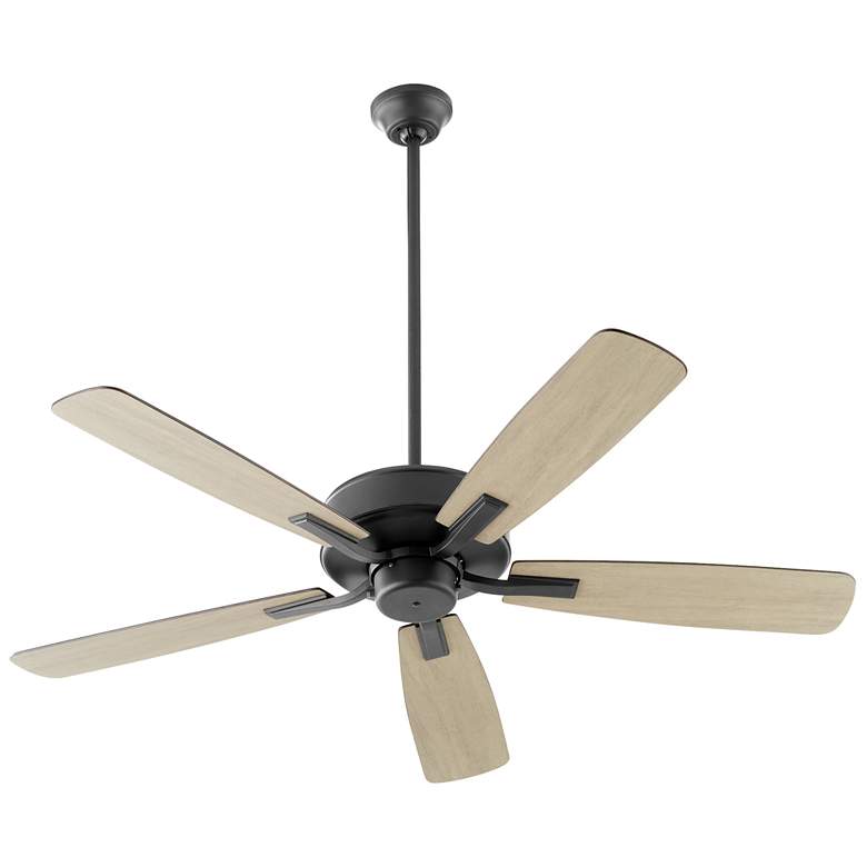 Quorum International Ovation 52" 5 Blade Matte Black Ceiling Fan