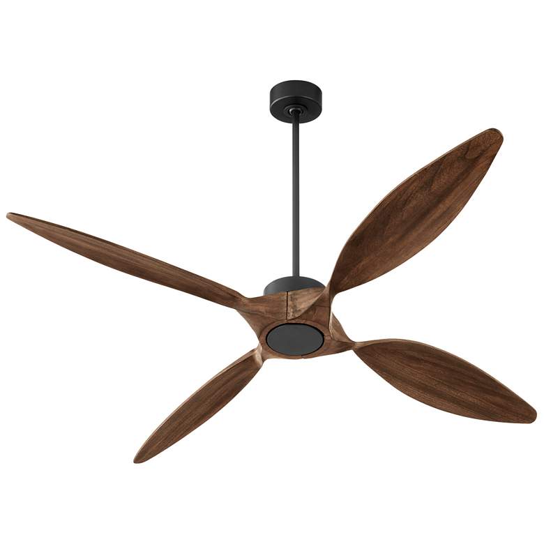 Image 1 Quorum International Papillon 66" Matte Black Wifi Ceiling Fan