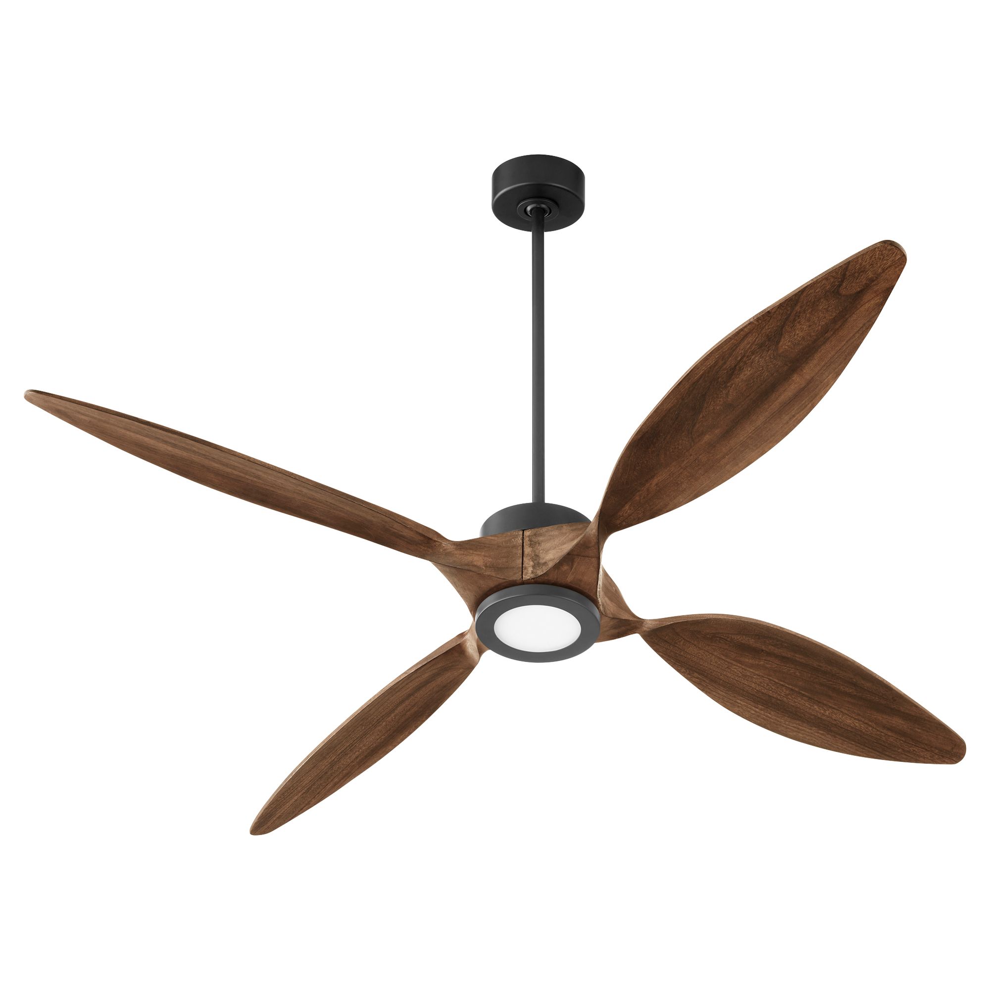 Image 2 Quorum International Papillon 66" Matte Black Wifi Ceiling Fan more views