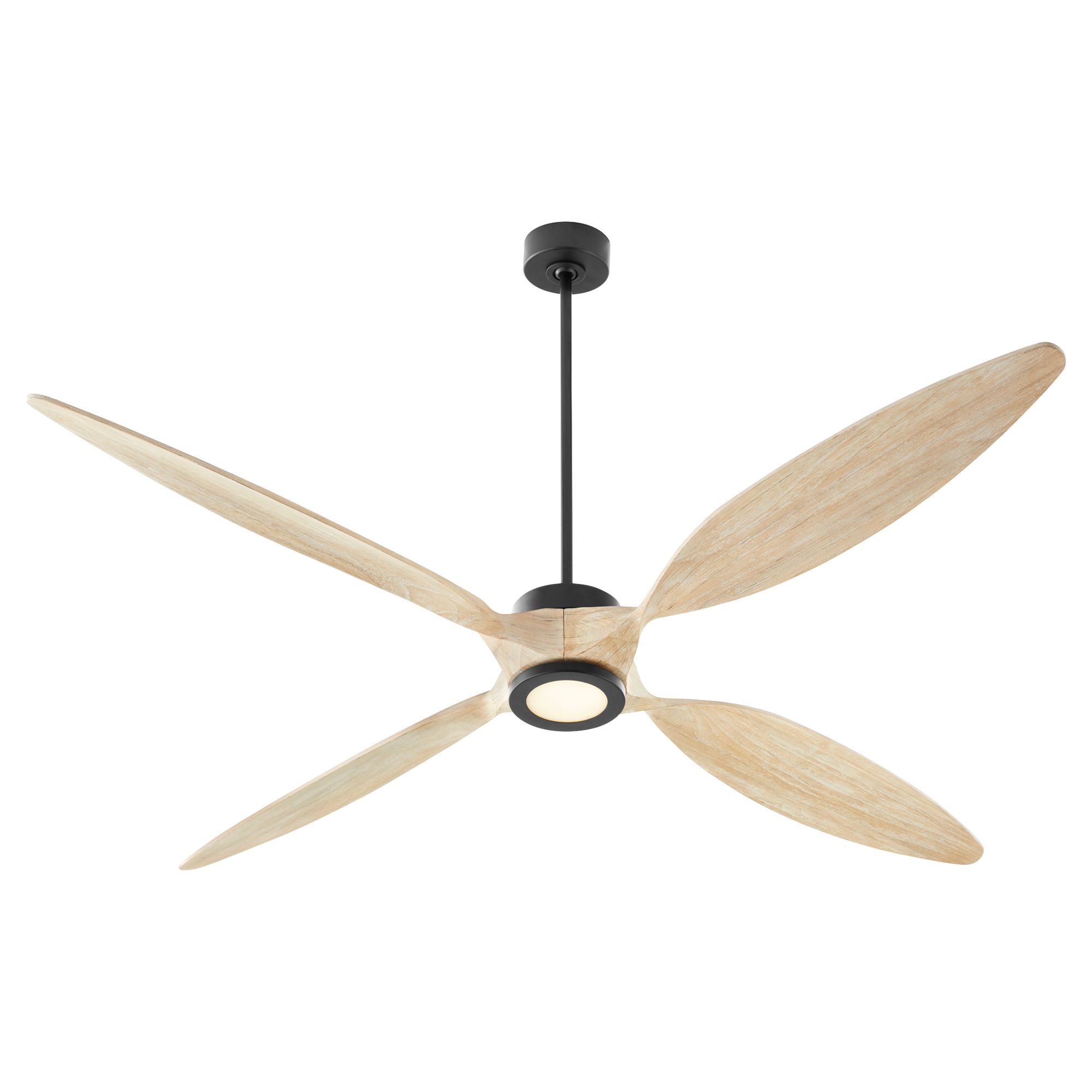 Image 2 Quorum International Papillon 80" Matte Black Wifi Ceiling Fan more views