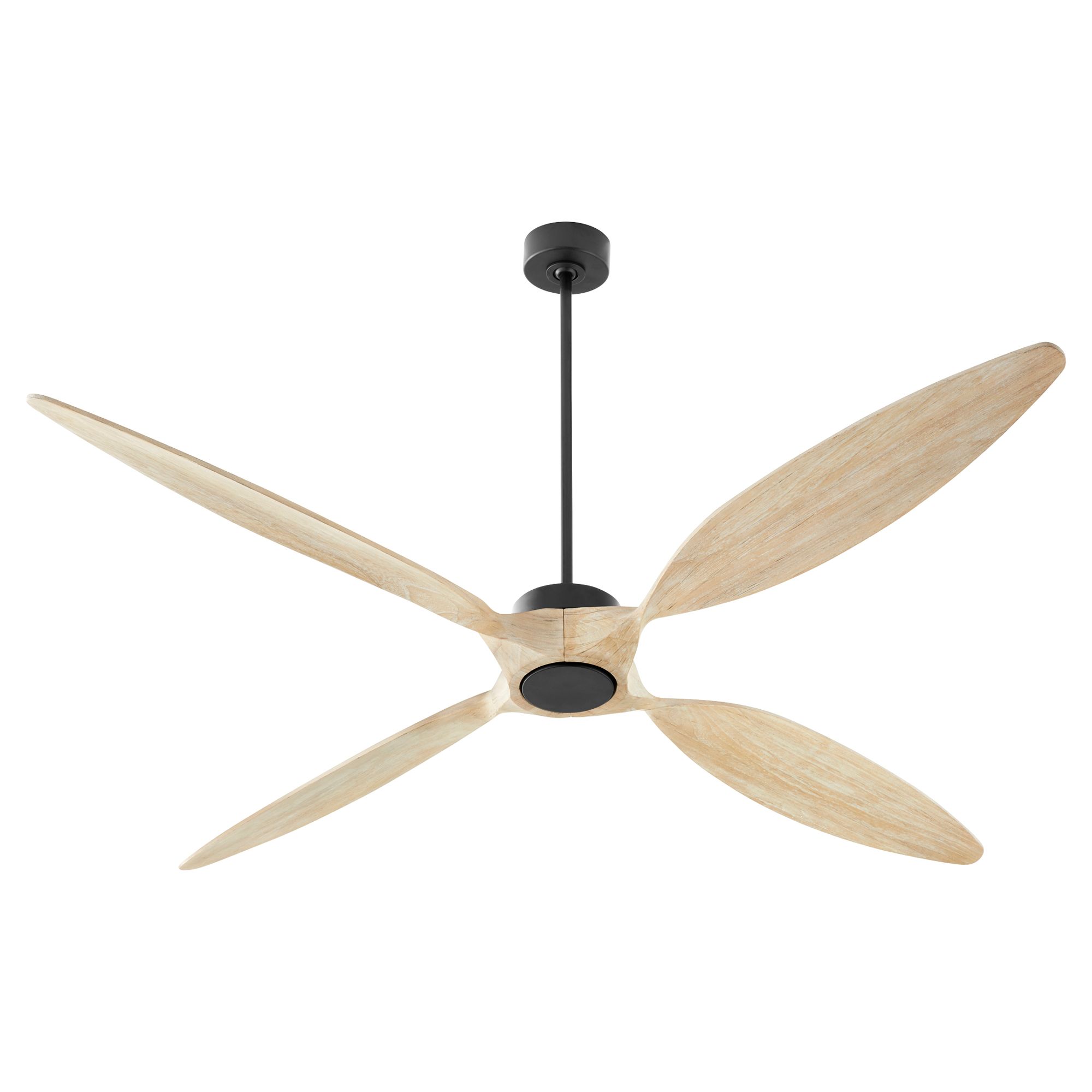 Image 3 Quorum International Papillon 80" Matte Black Wifi Ceiling Fan more views