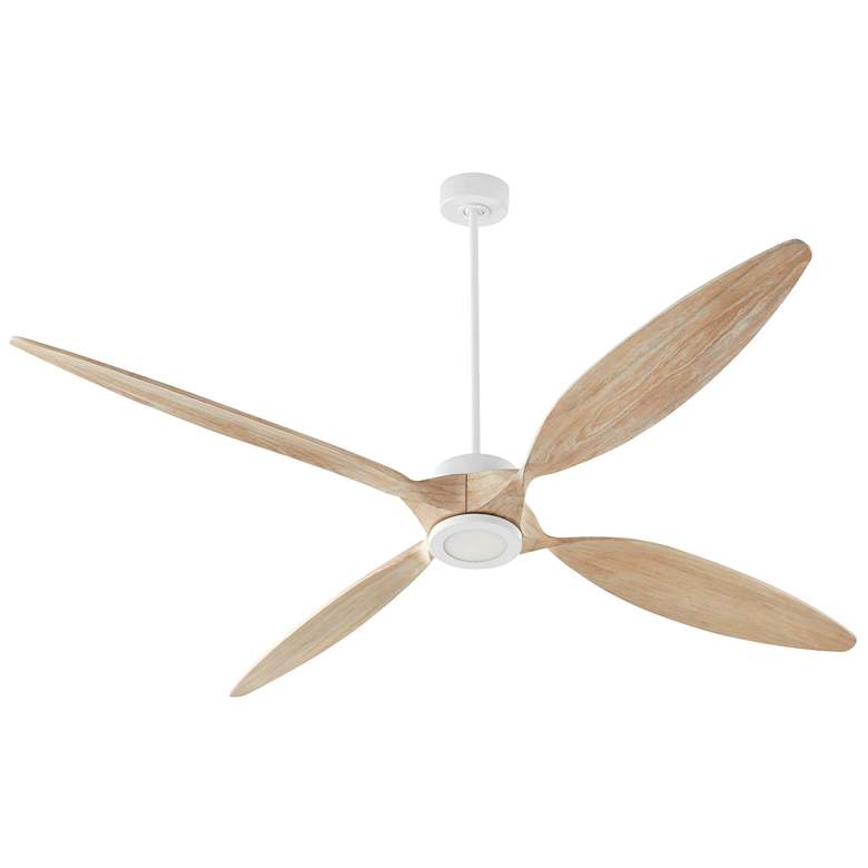Image 1 Quorum International Papillon 80" Studio White Wifi Ceiling Fan