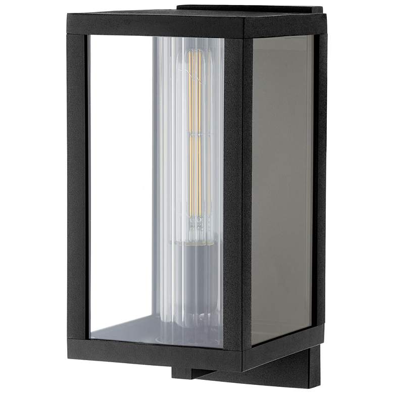 Image 1 Quorum International Parks Textured Black SM Lantern