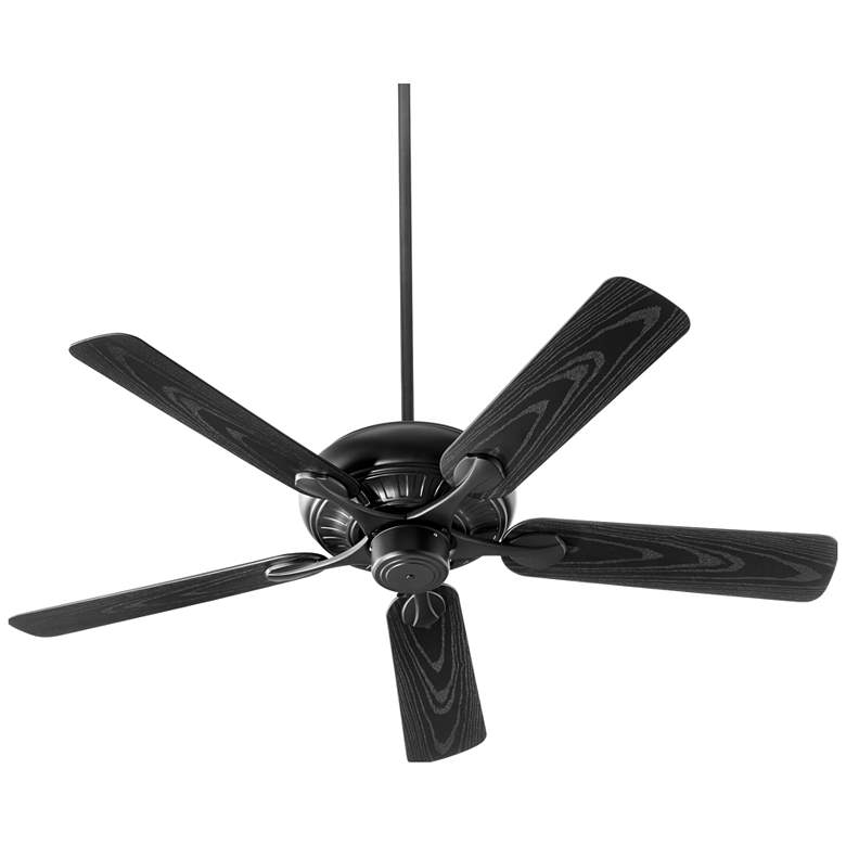 Image 1 Quorum International Pinnacle 52" Textured Black Patio Fan